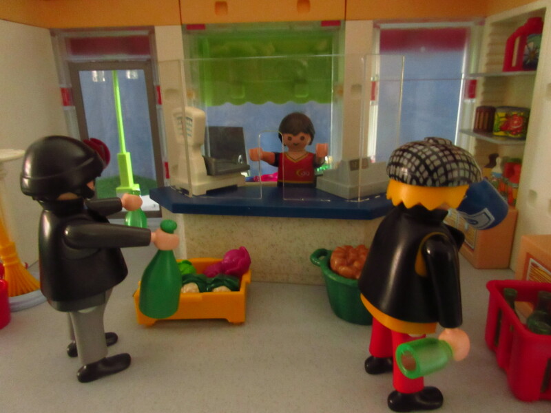 It's advent for the Playmobil people in our house...