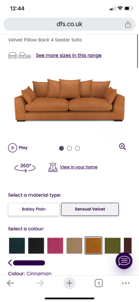 Pillow back vs formal back sofa