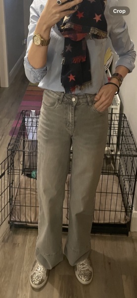 Embracing wide leg jeans - do these suit me?