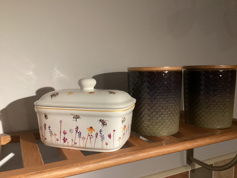 To ask you to show me your butter dish