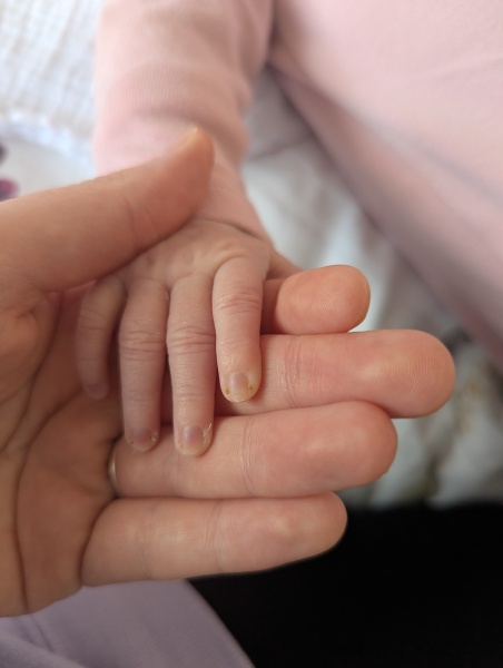 Newborn fingernails  - any ideas?