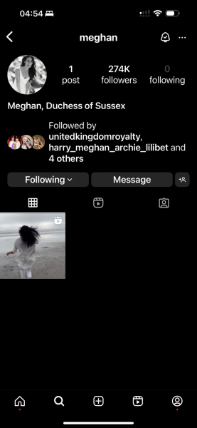 Meghan back on Instagram