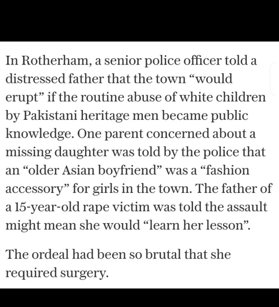 To be horrified at how much worse the "grooming gangs" actually were than I thought