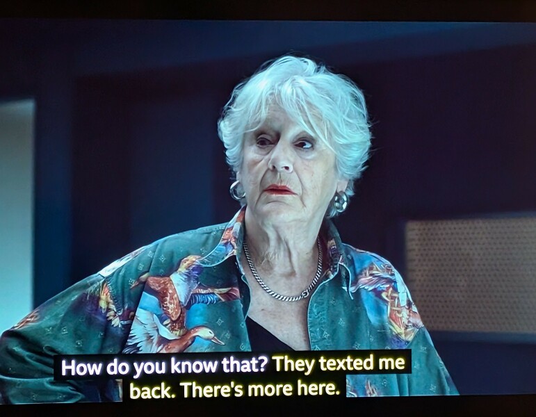Silent Witness blouse in the latest episode?