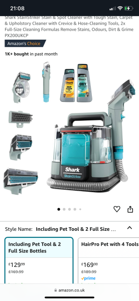 Bissel, Vax or shark - advice please