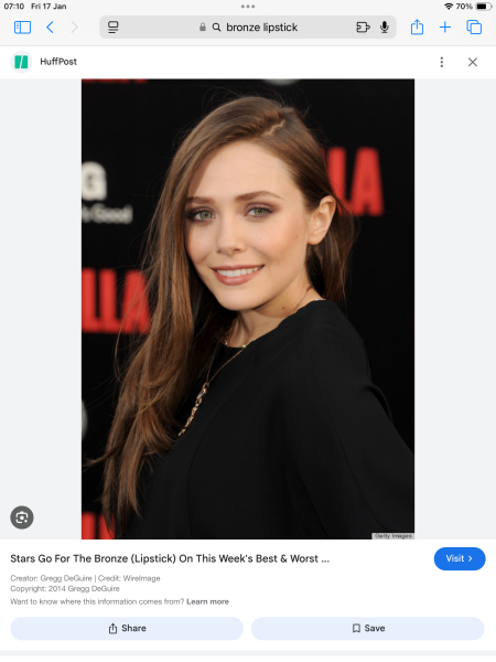 Recommendation for bronze lipstick?