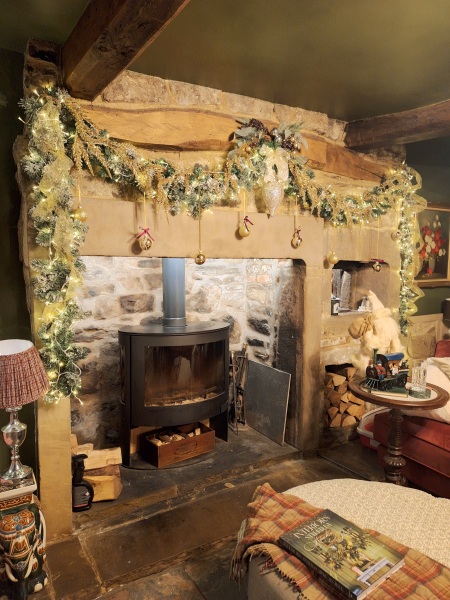 Log burner on or off for winter viewing?