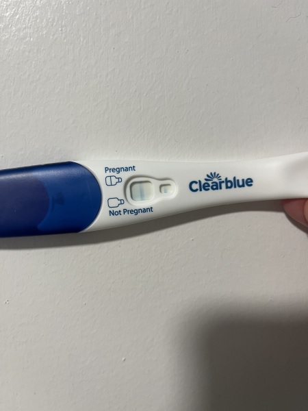 Clear blue line progression?