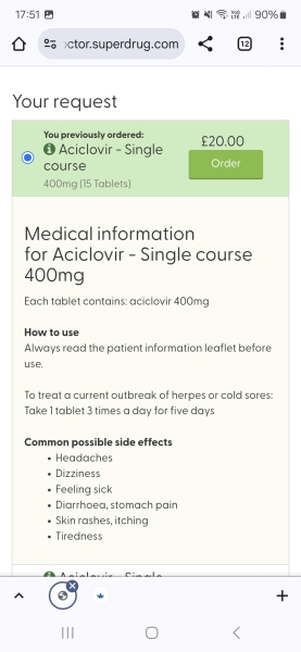 Herpes Medication found in my husbands bag