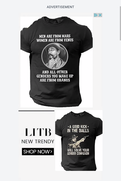 Interesting advertising choice by MNHQ