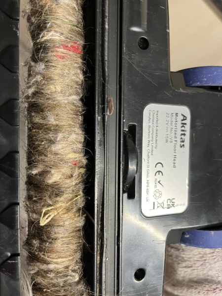 Vacuum full of hair (gross photo warning)