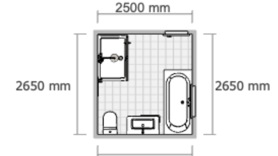 Critique family bathroom layout