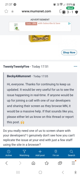 Someone called Kasia claiming to be froms Mumsnet emailed me?