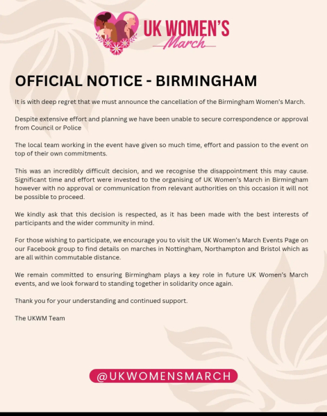 The “women’s march” that’s all about the men.