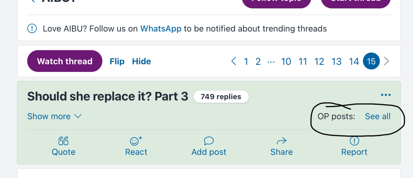 Should she replace it? Part 3