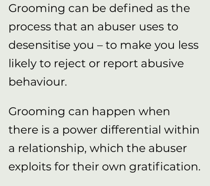 Was I groomed online?
