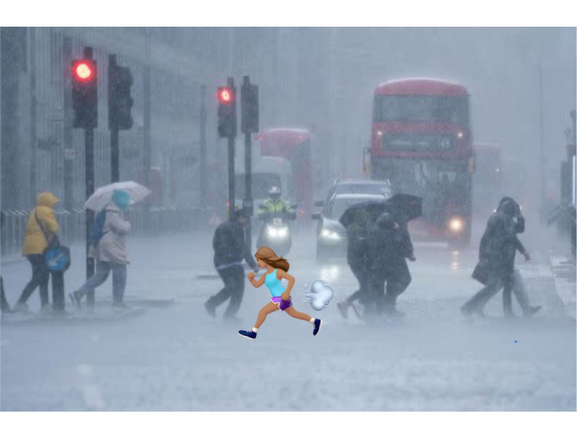 Bringing toddler out in the rain