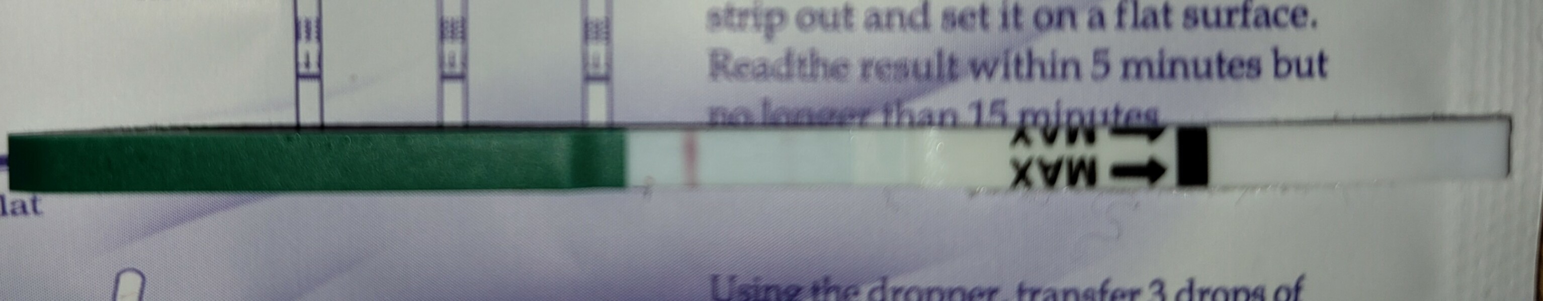 12dp5dt, v. faint line on urine test after positive blood test