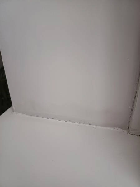 Watermarks above windowsill. Pics attached.