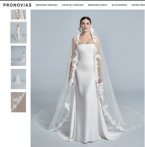 To ask for wedding dress suggestions