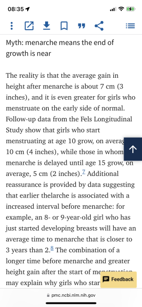 How much did your dd grow after starting their period? (Especially if they started young?)