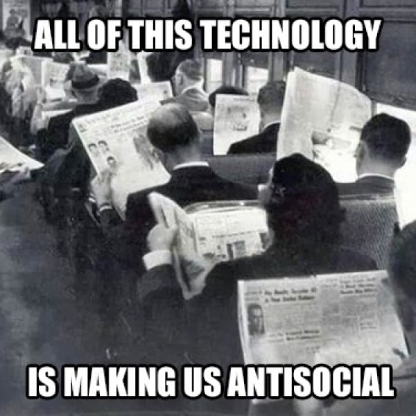 To think we're going to have a generation of adults unable to socialise?