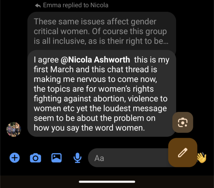 The “women’s march” that’s all about the men.