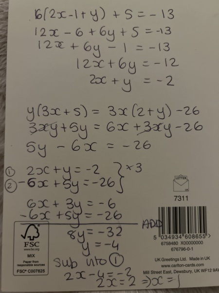 Yr 10 Maths Homework Help