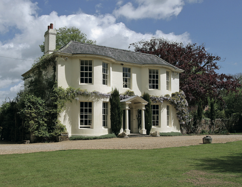 If you had a white stucco Georgian detached house, what colour would you paint the front door?