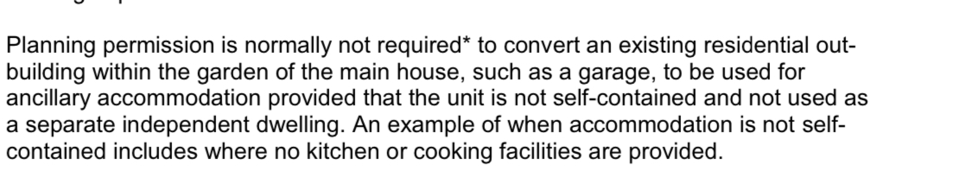 Mum living in annexe - complaint made by a neighbour about this. Can we get in trouble?