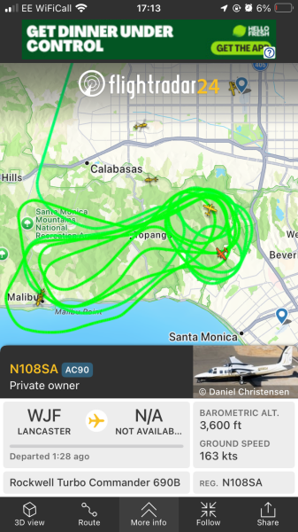 The fires in California