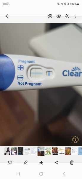 Am i pregnant or is the clear blue an evaporation line?!