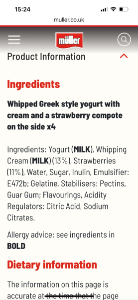 Syns in bliss yogurts