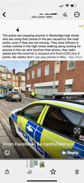To think phone drivers should receive an immediate 3 month ban