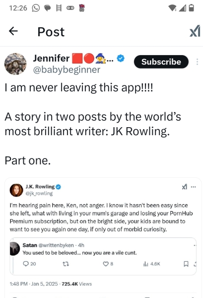 Do you have a Twitter/X account?