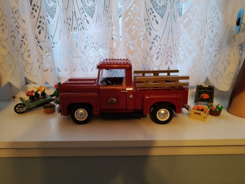To show me your Lego collection?