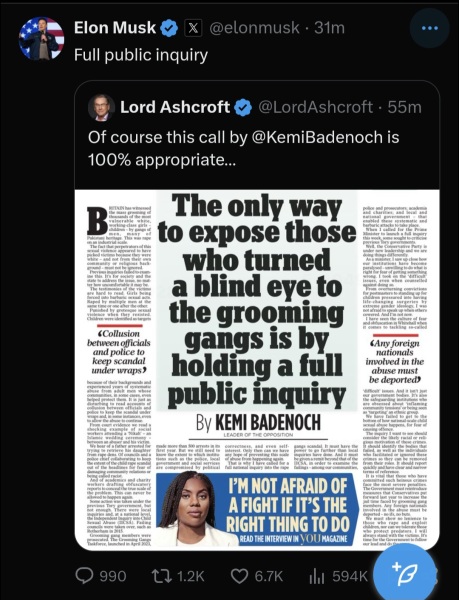 Gov refuses home office investigation into historic child sex abuse in Oldham