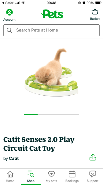 Cat toy recommendation