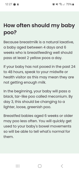 Newborn hasnt pooed today