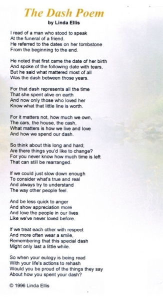 To ask for your favourite funeral readings?