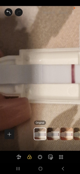 Indent or light positive
