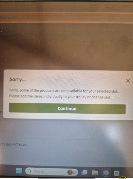 Asda online grocery shop driving me mad!