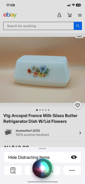 To ask you to show me your butter dish