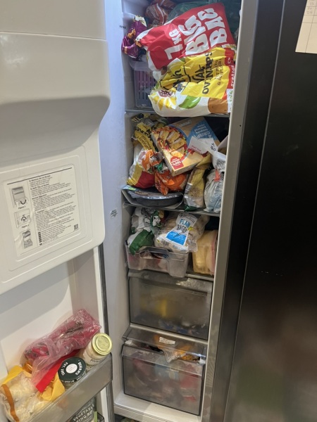 Freezer is a ridiculous mess!