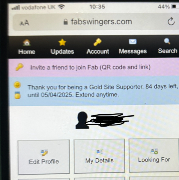 Cheating on fabswingers?