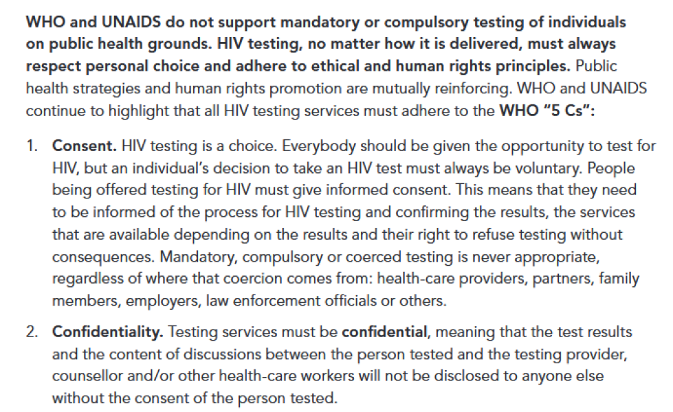 To think consent is required to do a HIV or hepatitis blood test??