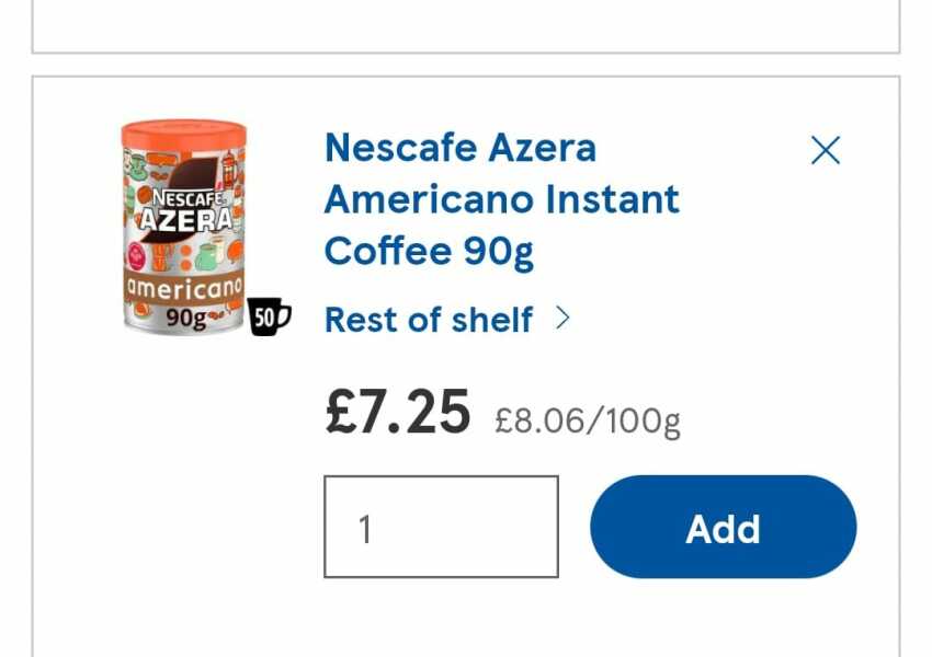 OMG - Look at the price of this in Sainsbury's !