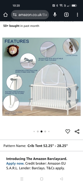 Cot with a hard lid - Protection from cat