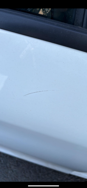 Someone has keyed my car when I’ve been at work