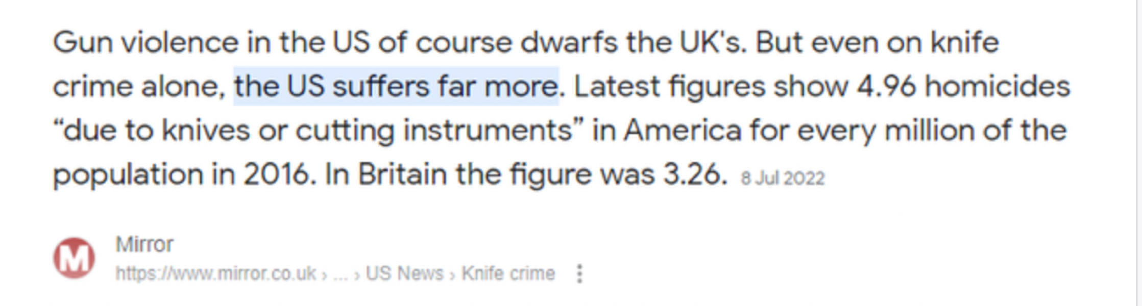 To think eventually, UK could become a part of the USA?